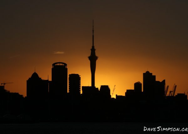 Auckland Sunset - Dave Simpson Photography