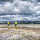 Extinguishing Another Rotorua Sulphur Fire - Dave Simpson Photography